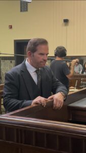 Angelo behind the scenes on set