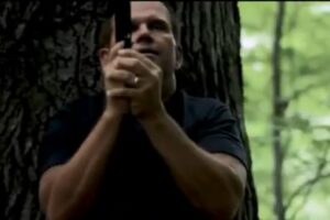 Angelo behind the scenes on set