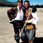 Angelo behind the scenes on set